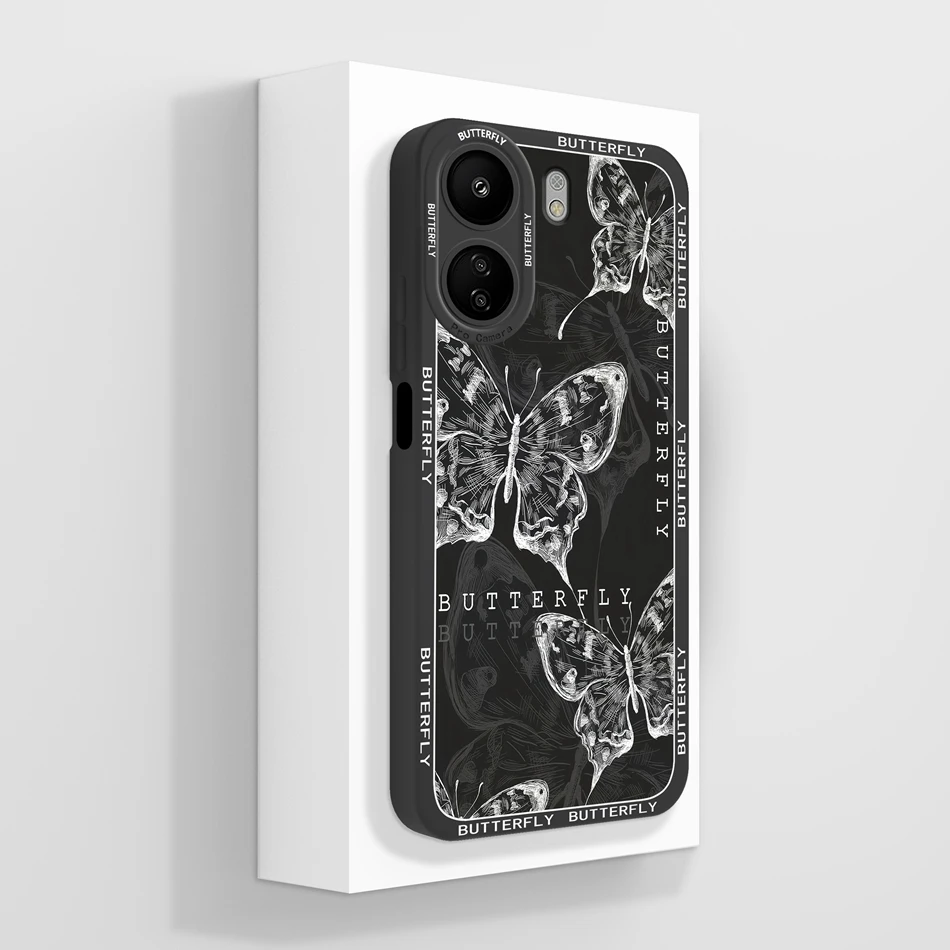 Artistic Style Soft Liquid Silicone Protective Case - Anti-Shock Back Cover