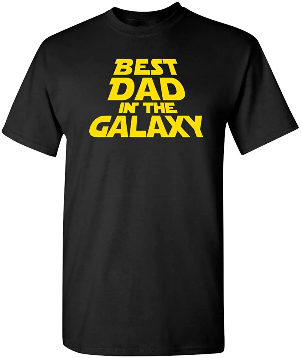 

Забавная футболка Best Dad in The Galaxy Sarcasm Idea