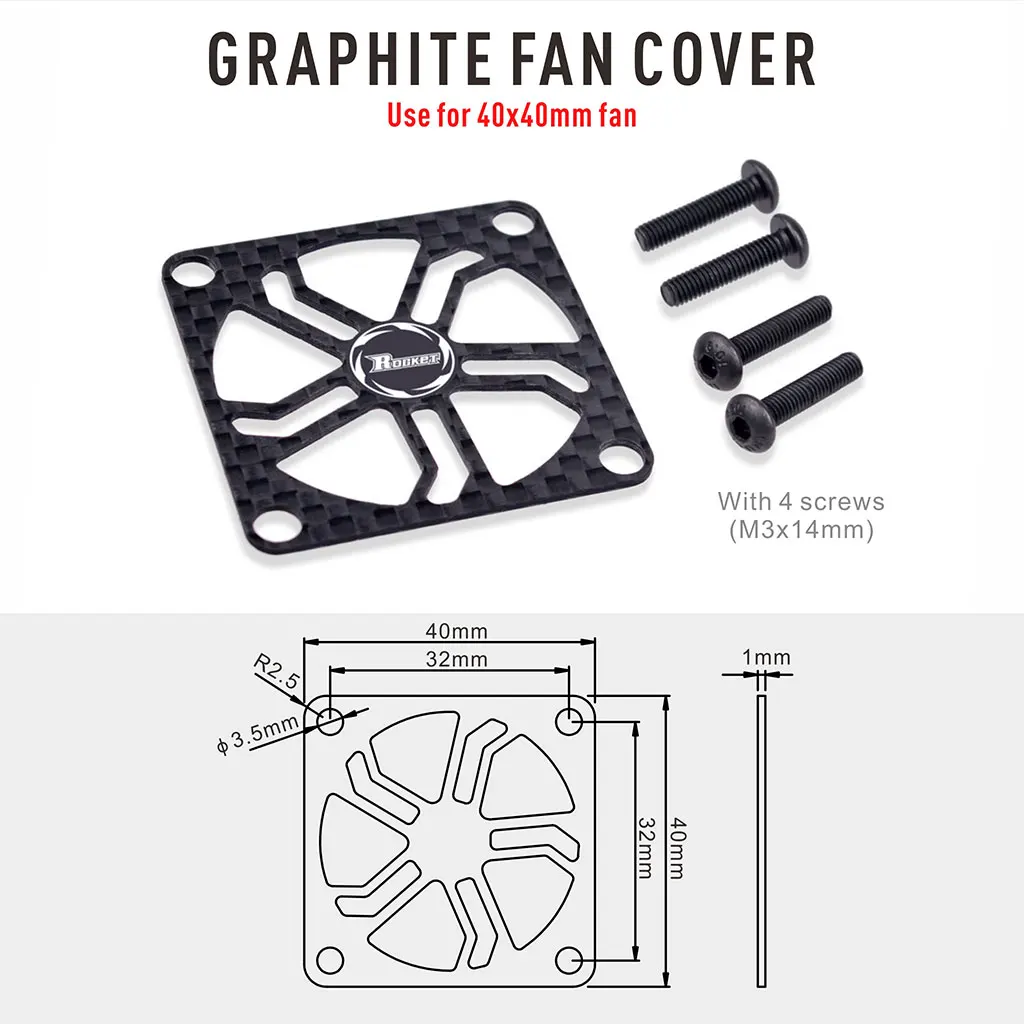 Rocket RC High-Performance Heat Dissipation Cooling Fan for Brushless Motors