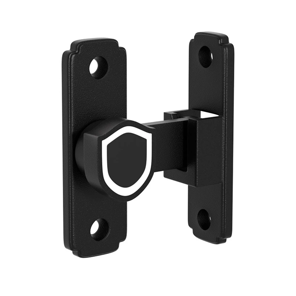 

1pc 90 Degree Stainless Steel Safety Sliding Door Buckle Hasps Lock For Barn Door Security Chain Anti-theft Chain Door Hardware