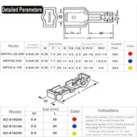 120 ชิ้น/ล็อต T1T2T3 Quick Splicing ขั้วต่อสายไฟ, T ประเภทไม่มีแถบฉนวน Terminal Block Kit 3