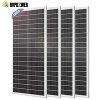 Panneaux solaires rigides RVPOZWER 400W/200W/100W, cellules mono N-Type 18BB, 25% d'efficacité élevée, énergie photovoltaïque pour toit de maison, camping, hors réseau 1
