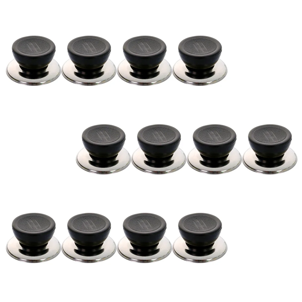 12PCS Pot Cover Knobs Kitchen Pan Lid Replacement Caps Round Plastic