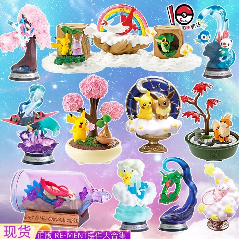 Genuine Re Ment Pokémon Ornamentos, Duo Garrafa Deriva, Fada Longa, Ibu,  Ponto Pikachu, Feriado Zhu Zi, Presente do dia de nascimento - AliExpress