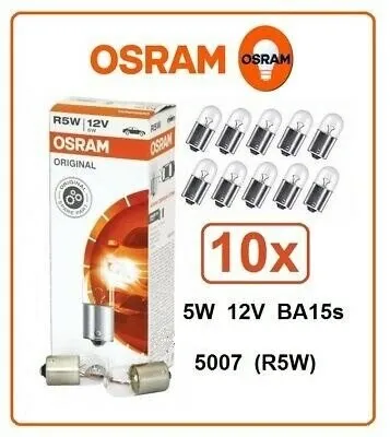 12V 67 R5W Stop Bulb 10 Pcs Original Osram 5007 | Автомобили и мотоциклы