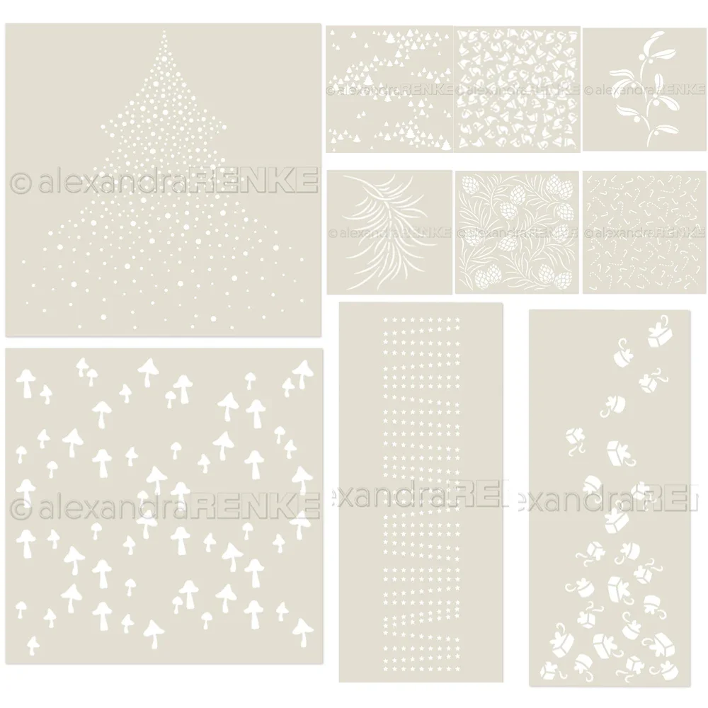 

Scrapbooking Stencils Pattern Graffiti Drawing Tool Spray Painting Template DIY Window Decor