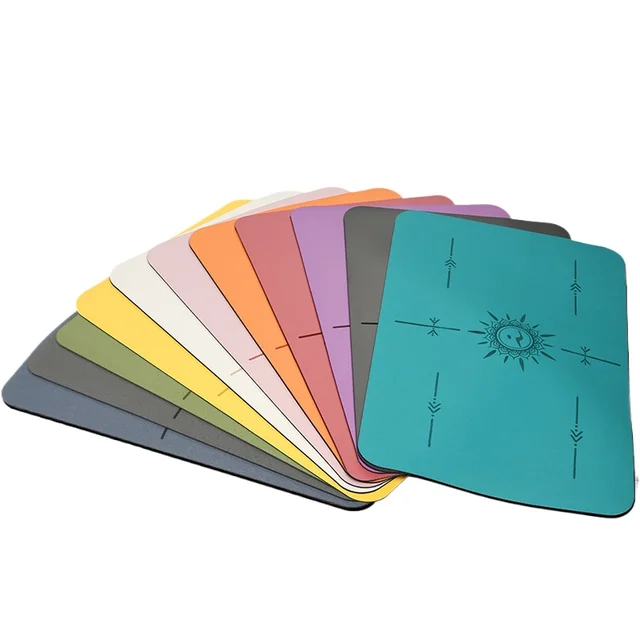 Mini Flat Support Mat Non-slip Polyurethane Rubber Yoga Mat 40 X 60CM Inverted Balance Knee  Fitness Mat Thickness 5mm