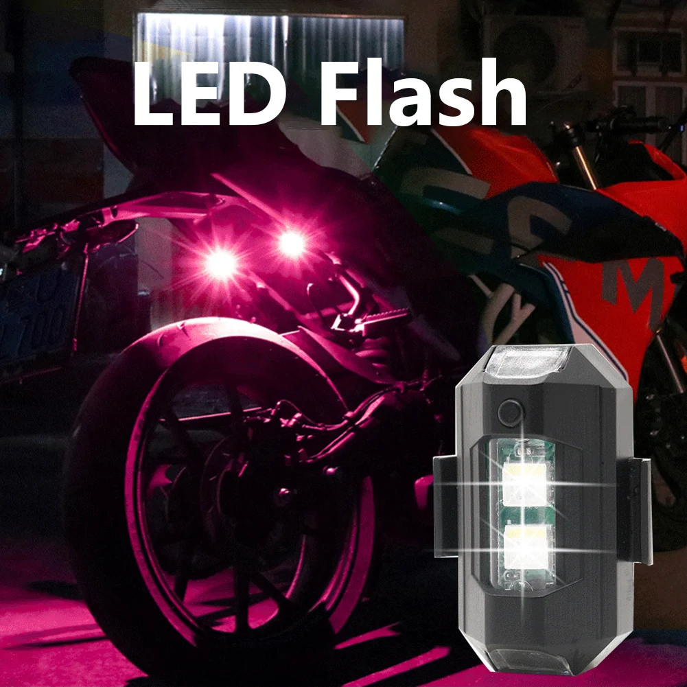 Rechargeable DC 5V LED Night Flying Warning Signal Indicator Light 7 Colors Mini RC Drone Strobe Flashing Lamp for Car Motorcycl motorcycle led lights,motorcycle accessories,car led lights