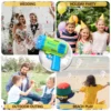 One Pack Of Children's 40 Holes Rocket Launcher Handheld Portable Electric Automatic Bubble Gun LED Light For Boys And Girls 6