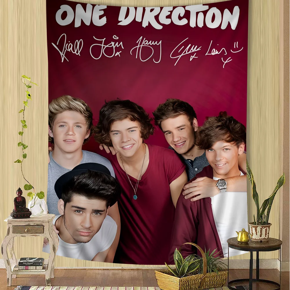 O-one Band Directions Music Tapestry Art Printing Science Fiction Room Home Wall Decor tapestry decor