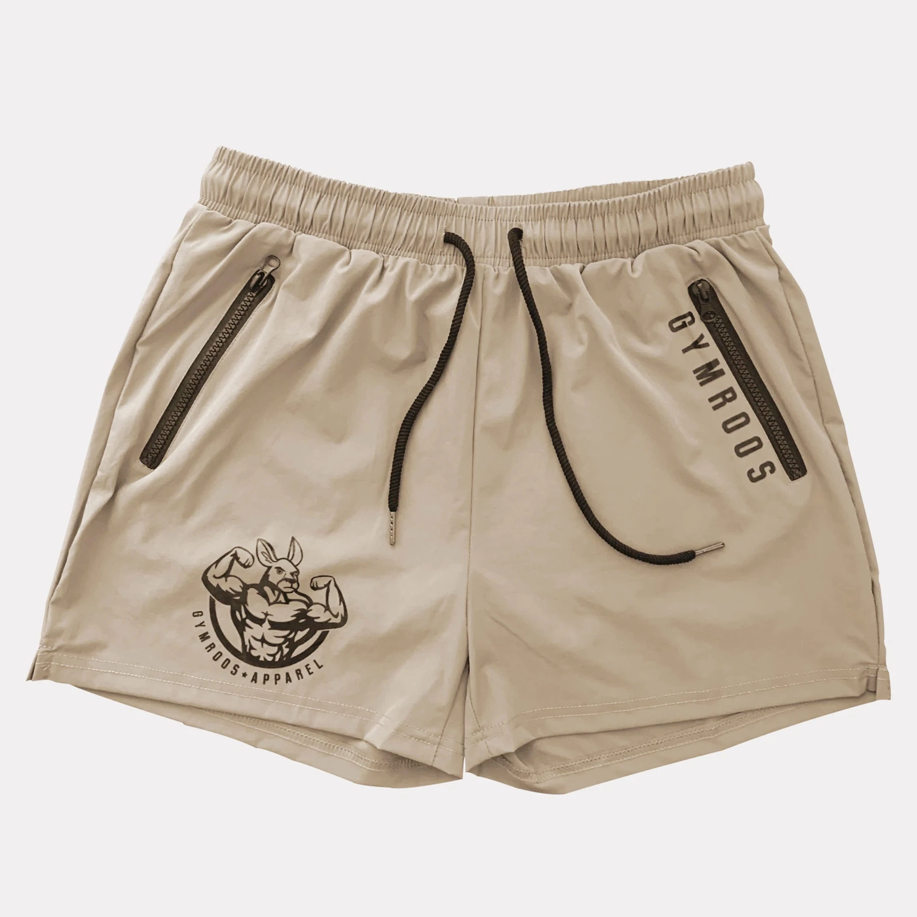 Pantalones cortos deportivos de secado rápido para hombre, pantalones cortos de tres ajustados, con cremallera bolsillo, para correr y entrenar, 2022| | -