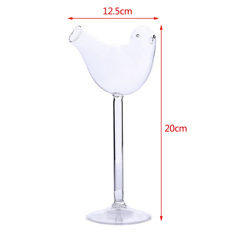 1PC Bird Glass Transparent Bird-Shaped Cocktail Glass Lead-Free High Shelf Wine  Glass Wine Glass Bird-Shaped Cocktail Glass Bar - AliExpress