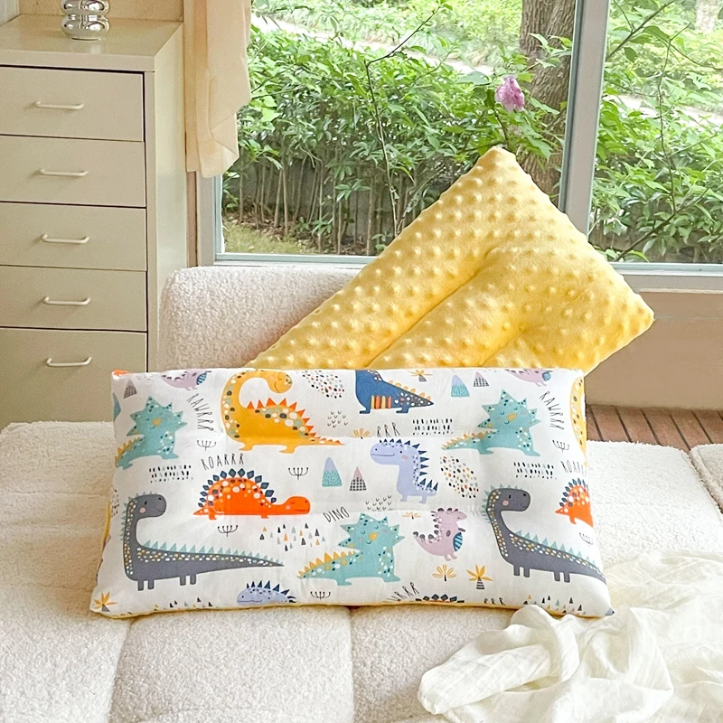 1PC Soft  e Baby Pillow Comfortable  velvet pillow For Newborns Baby Sleep Headrest Breathable Infant Kids Pillow 6