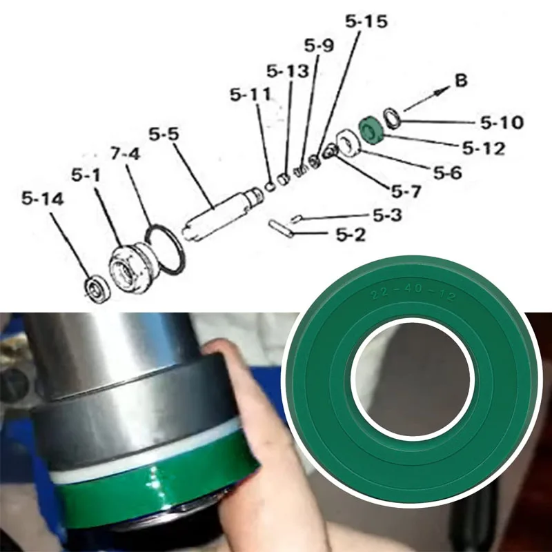 K di riparazione della guarnizione del martinetto idraulico YMT per Jack da pavimento AM200F Matco 2Ton 328 Series - 29 pz/set  34