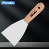 Paola wood handle putty knife 3-inch stainless steel scraper cleaning scraper 1