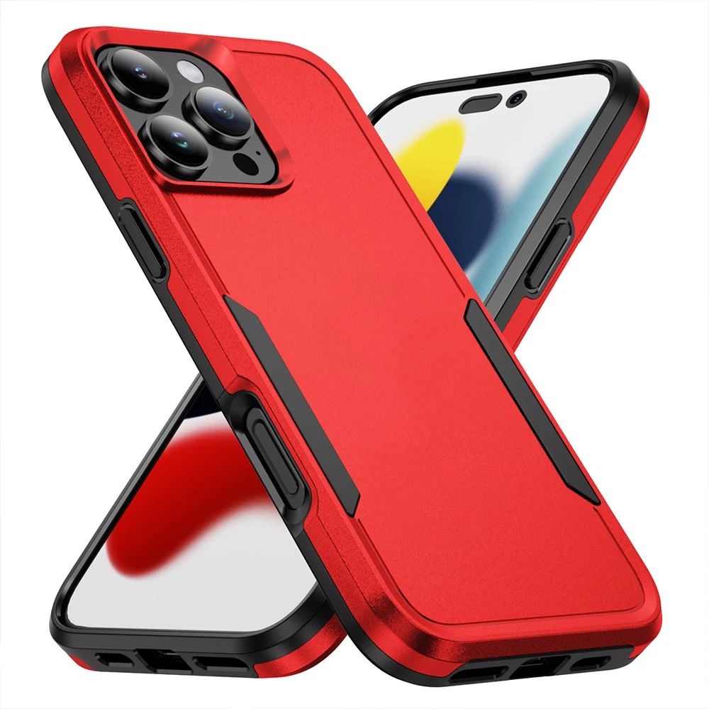 Enhanced Dual-Layer Military Grade Shockproof Phone Case