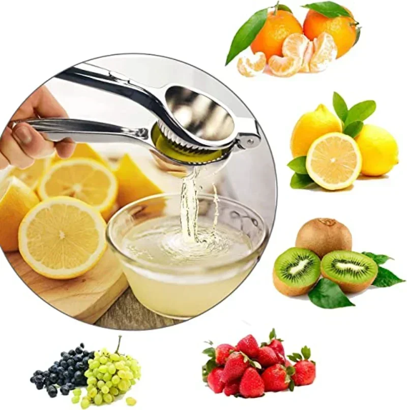 Stainless Steel fruit juicer Multi Function Portable Fruit Press Lemon Squeezer Orange Juice Press Manual Lemon Clip Fresh Juice Maker