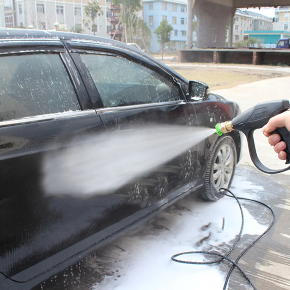 4350PSI High Pressure Foam Jet Bottle Adjustable Snow Foam Lance Washer Wash Soap Foam Gun with Nozzle for Home Vehicle Washing 2