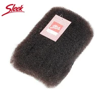 Élégant Afro crépus en vrac cheveux humains pour tressage torsion péruvien QVR Remy cheveux en vrac pour Dreadlock couleur naturelle tresses africaines cheveux 1