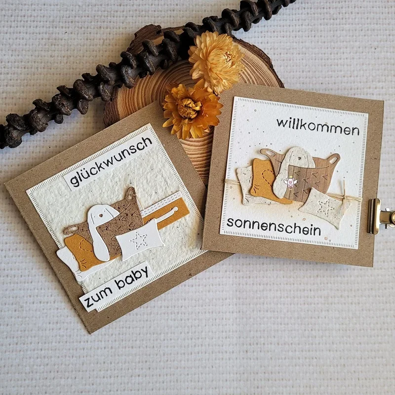 Mmao Crafts Metall-Stahl-Stanzformen, Hocker, Kaninchen, Dekoration, Scrapbooking, Papier/Fotokarten, Prägestempel