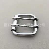 Stainless Steel Double Pin Buckle Solid Cowboy Belt Hardware Roller Wastband Head 52mm 60mm 2