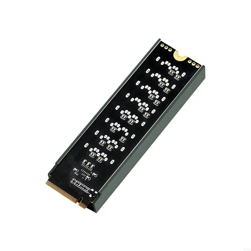 효율적인 M.2 PCIe-8 SATA3 포트 변환기 6Gbps 빠른 확장 및 금속 케이스