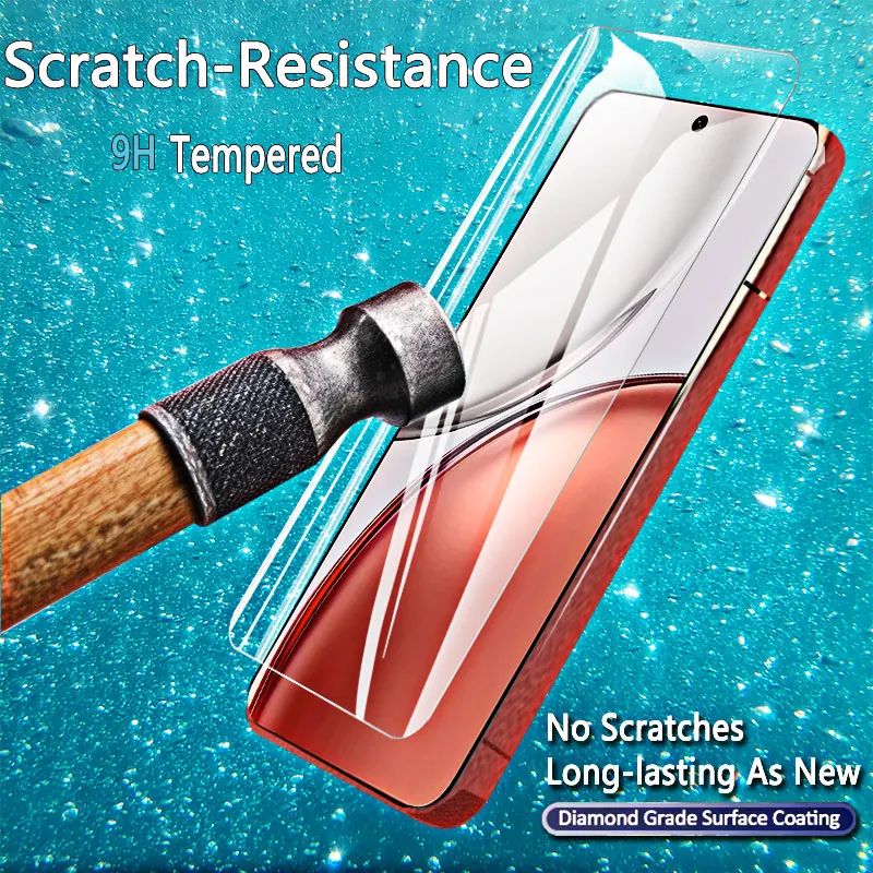 Pack of HD Screen Protectors - 9H Tempered Glass, Anti-Scratch, Case-Friendly, High-Quality Aluminum