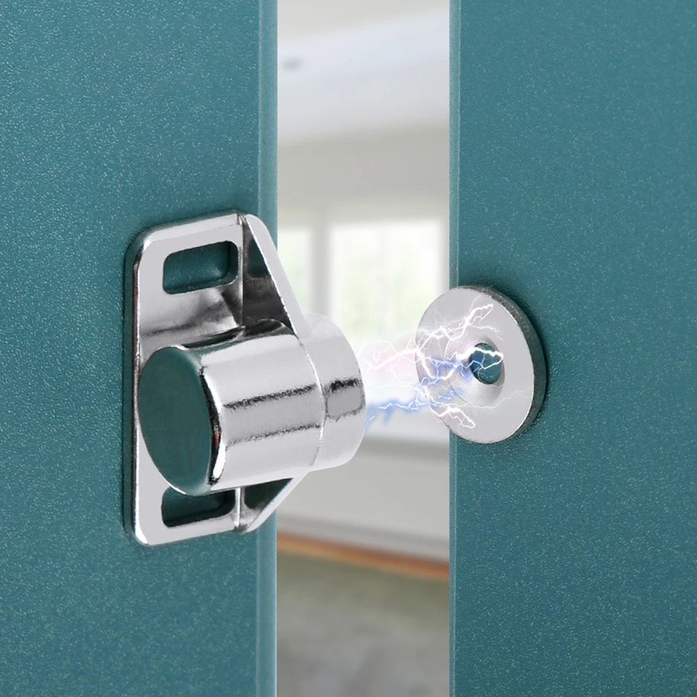Magnet Cabinet Door Catch Magnetic Furniture Door Stopper Strong Powerful Neodymium Magnet Latch Cabinet Catches Cupboard Closer