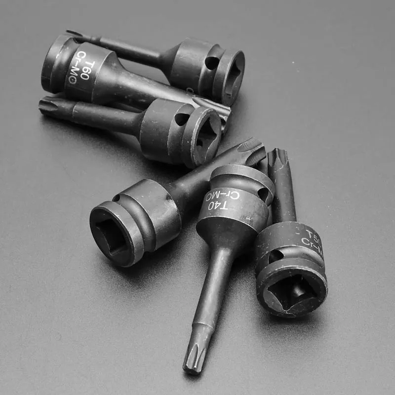 1/2" Drive Deep Impact male Torx Star Socket Bit Wrench Pneumatic Adapter Nut Driver Batch Head , adapter for electric wrench 5