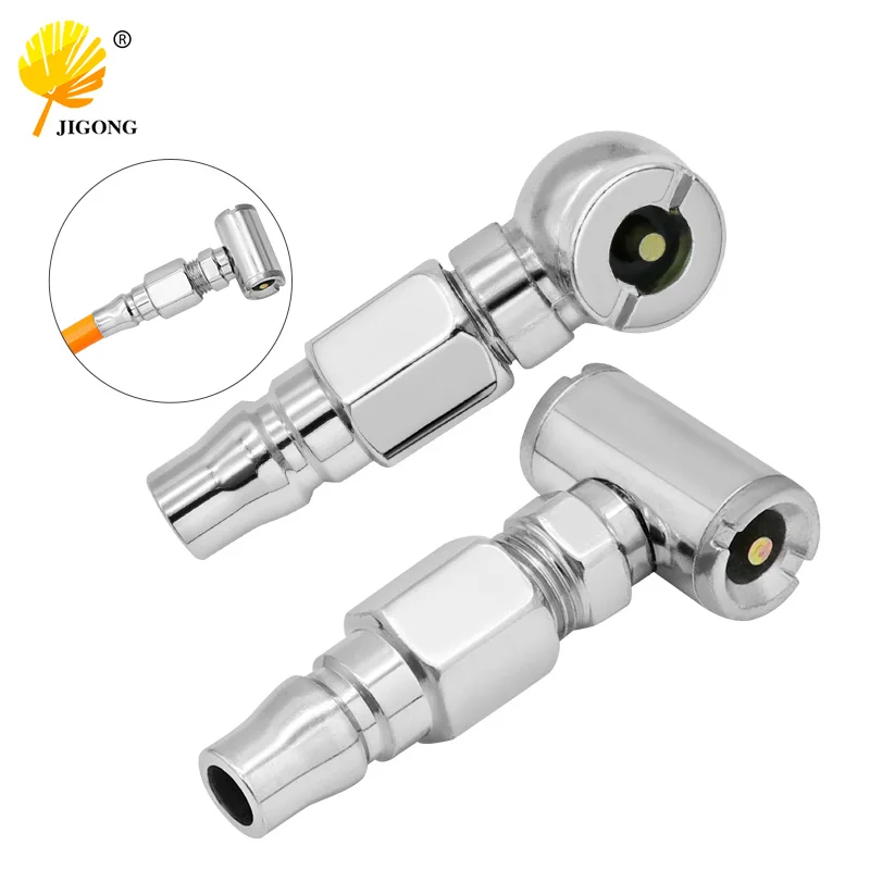 Mandrino Pneumatico Per Gonfiaggio - Doppia Testa In Ottone Per Auto, Bici E Camion - Foto 2