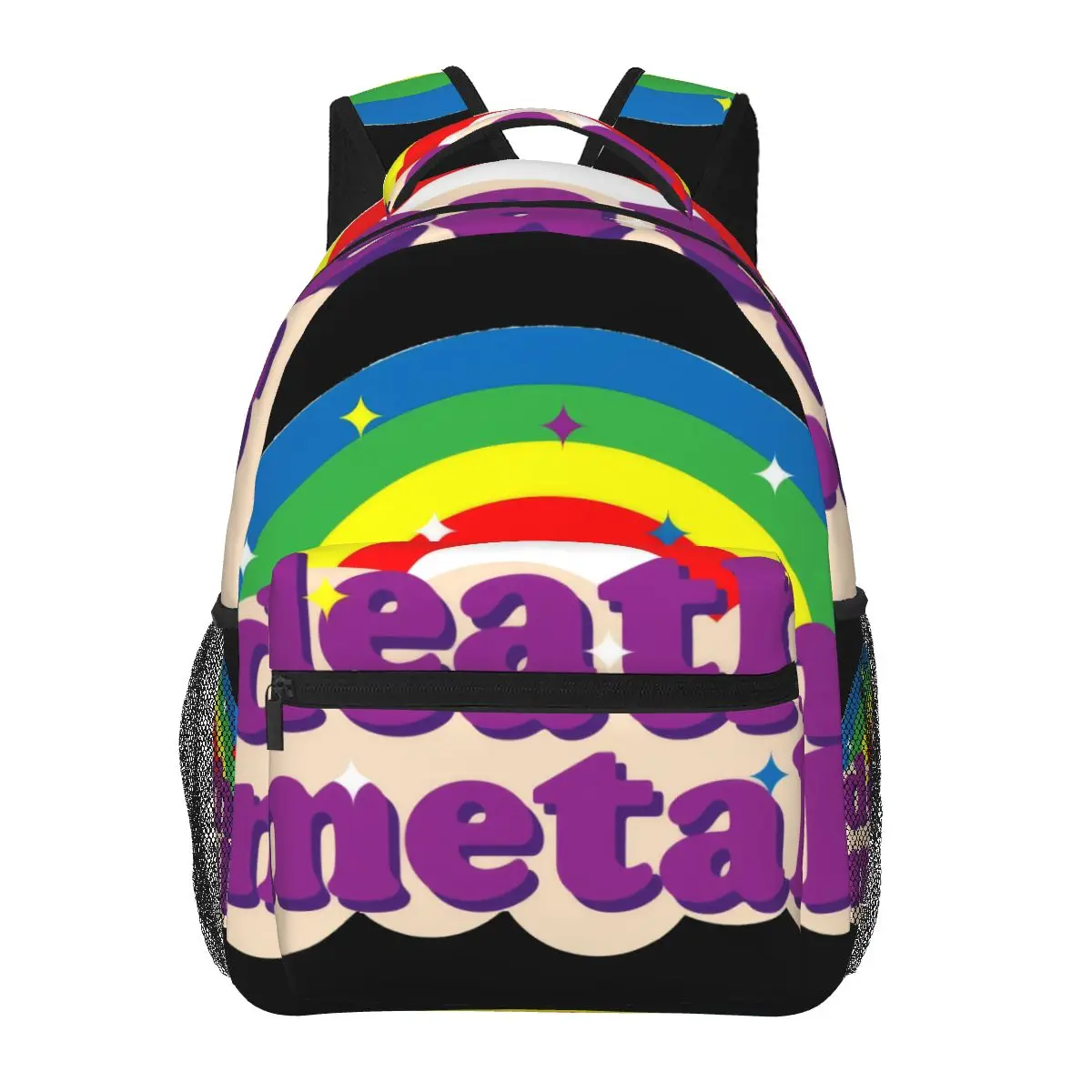 Death Metal Casual Backpack Unisex Students Leisure Travel Computer Backpack