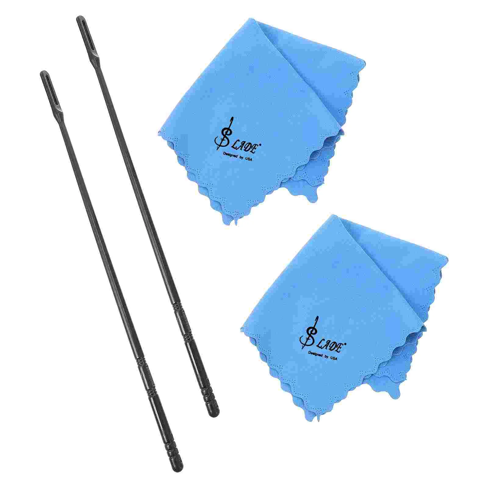 

Flute Cleaning Rod Cloth Combination Set Practical Cleaner Wind Instrument Cleaning Probe Rod Accessories Kit Dropship