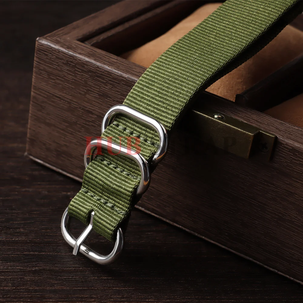 Universal Nylon Canvas Watch Strap - Weave Design Wristband