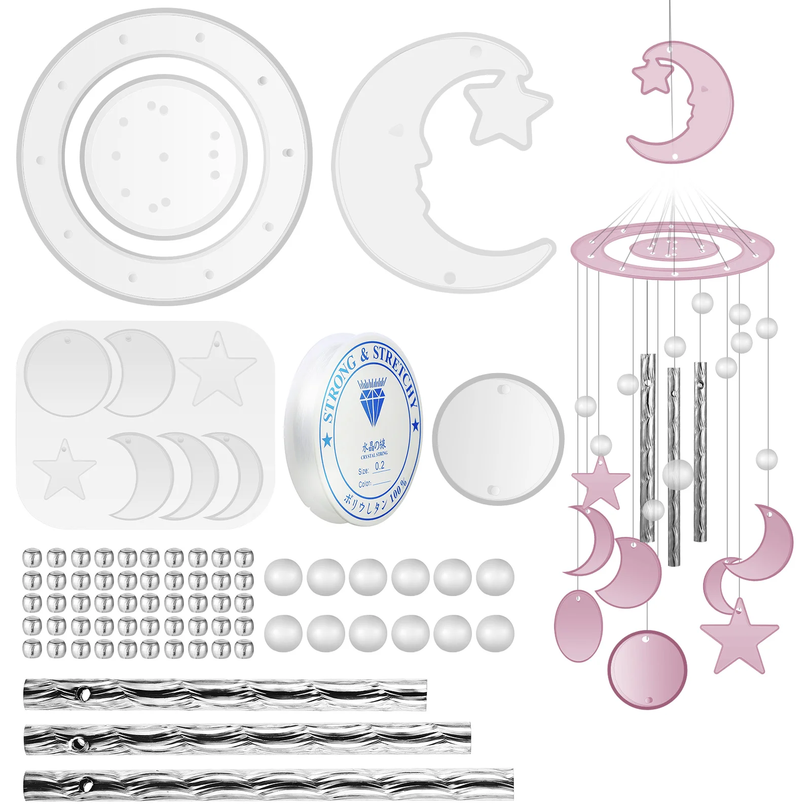 Wind Chime Mold Making Kit 1