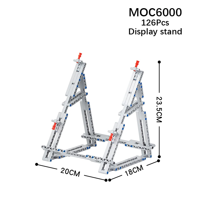 자동차 우주선용 MOC 디스플레이 스탠드 지지대, 21309 92176 10300 빌딩 블록 호환, 어린이 수집용 교육 완구
