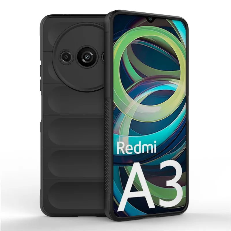 Per Xiaomi Redmi A3 Custodia Redmi A3 Cover Soft Silicone Bumper Shield Custodie Protettive Per Telefono Posteriore Per Xiaomi Redmi A3 Funda