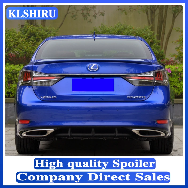 Для LEXUS GS 2011 2012 2013 2014 2015 ABS Материал грунтовка цвет задний спойлер багажника