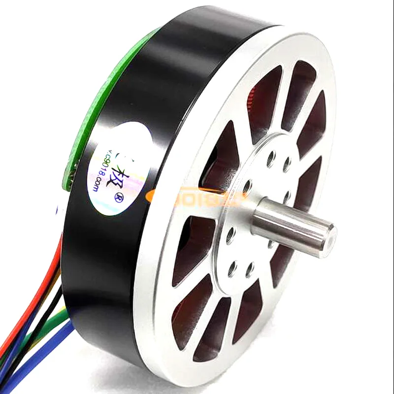 6710 DC Brushless Motor 36V200W Disc Flat Ultra-thin Direct Drive with  Induction Hall