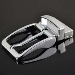 1pc Zinc Alloy Men's Casual Belt Buckle End Bar Heel Bar Buckle Single Pin Half Buckles for Leather Craft Jeans Webbing