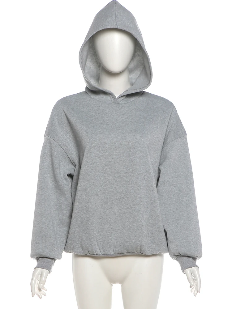 Kliou Wings Lace Backless Hooded Pullover Woman Autumn Trend Full Sleeve Skinny Stretch Hot Girls High Street Fashion Style Tops