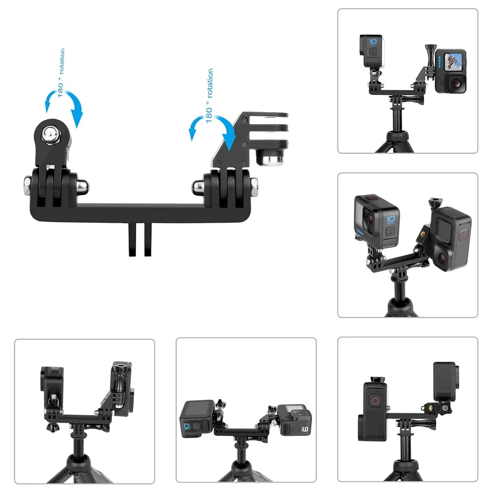 20mm Rail Side Mount For GoPro HERO 9 8 Black/7/6/5/4 Session/4/3 /3/2/1/D | Philippines