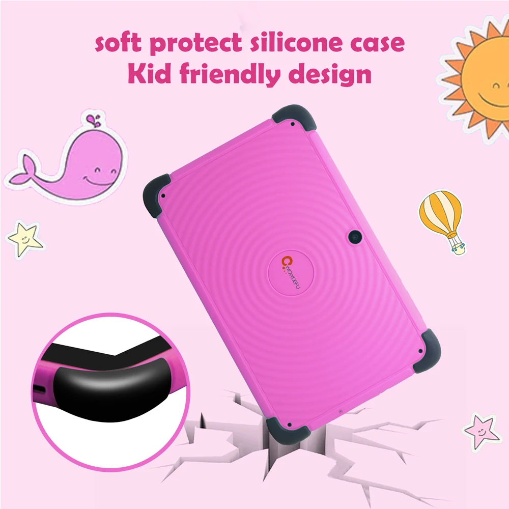 CWOWDEFU Tablette Tactile pour Enfants 7 Pouces Android 11 Tablet Tablette  Enfant avec WiFi Stylet Kids Tablet (Rose) : : High-tech