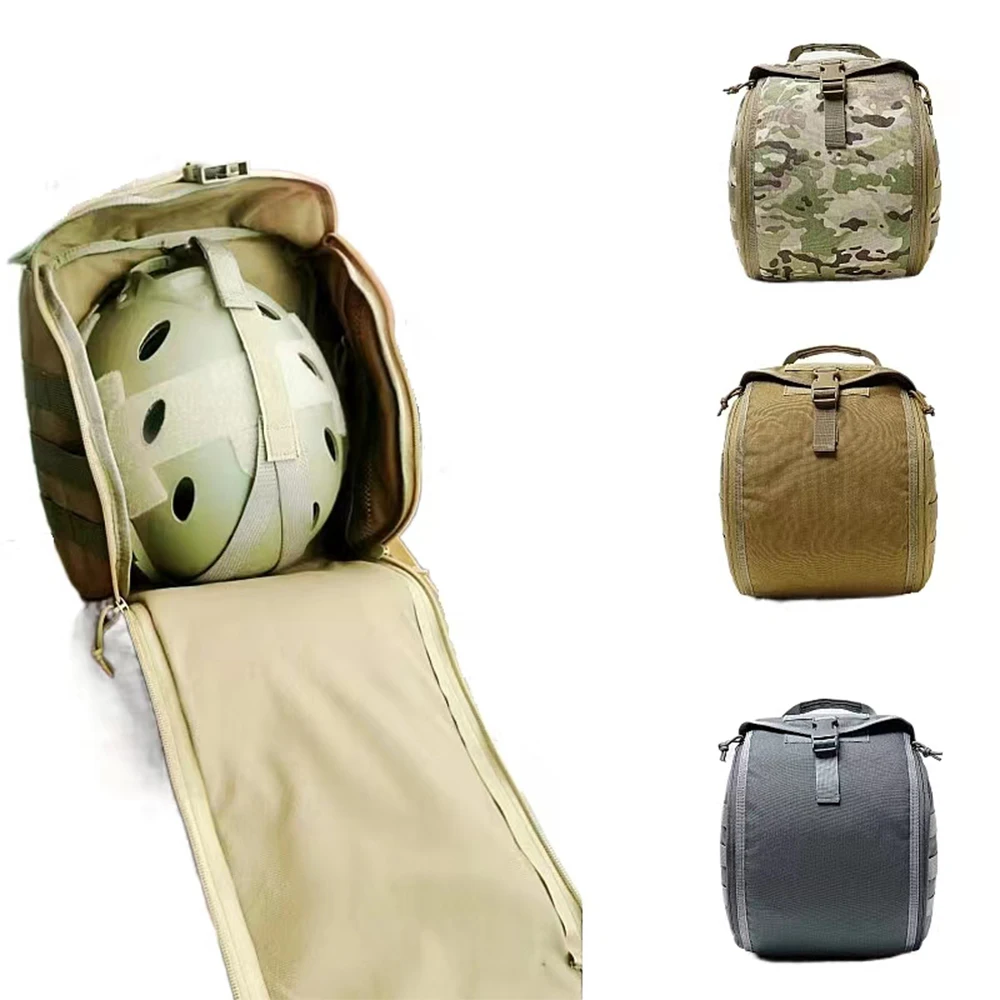 

SYZM Tactical Helmet Bag Molle Helmet Pack Multi-Purpose Military Carrying Pouch for Sports Hunting Shooting Combat Helmets