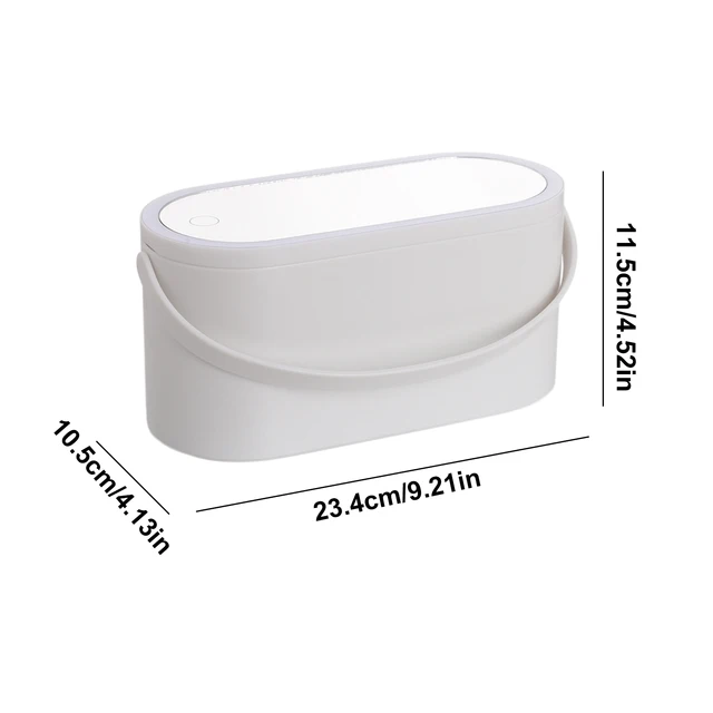 Kozmetikai Doboz - Sminkszervező Szállító Tok Tükörrel És Vezette A Nők Számára - Image 6