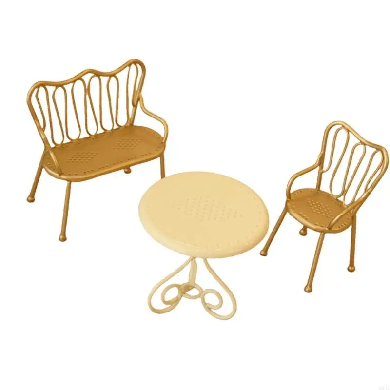 M89C Artistic Steel Imitation Dining Set for Childrens Creative Development