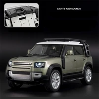 ⁦مجسم سيارة لاند روفر ديفندر معدني مع صوت وإضاءة | Land Rover Defender SUV Diecast Car Model (Sound & Light)⁩ - الصورة ⁦2⁩