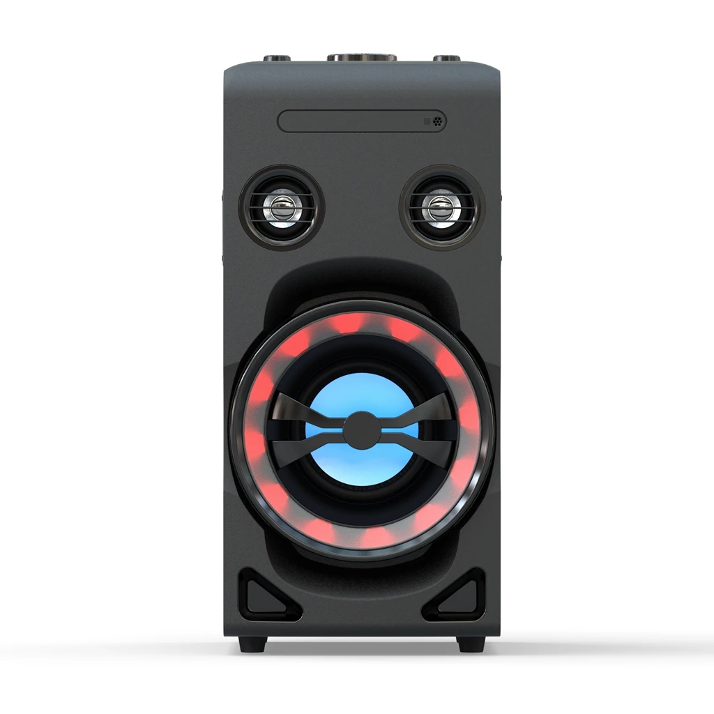 6.5 inch Audio Player Karaoke DJ Portable Speaker Sound Box with Changing LED Light
