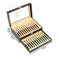 Double layer 24-bit inner yellow pen box