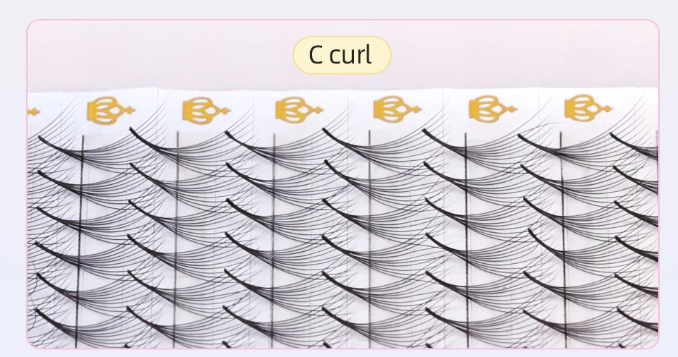 Lashprofessor 320/240/160 Lüfter C D 3D 4D 5D 6D 8D 10D 12D Individuelle Wimpernverlängerung Spitzer dünner Stiel Russische Promade-Volumenfächer – Detail 8