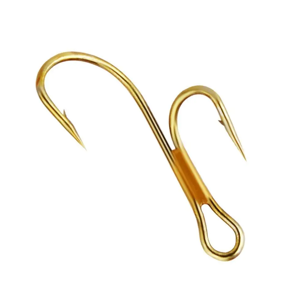 

Lure Duple Hook High Carbon Steel Dead Bait Salmon Trout Twins Hooks Golden Fishing Hooks Fishing Hooks Double Fishing Hooks